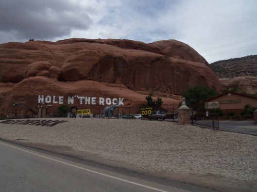 A house carved into a mountain