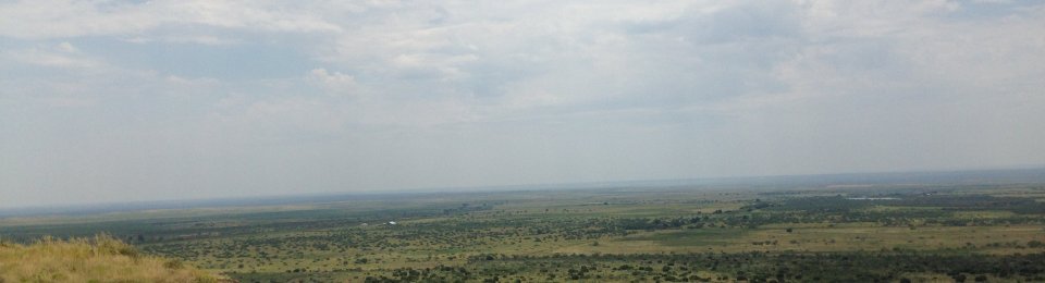 160 feet above the rolling plains